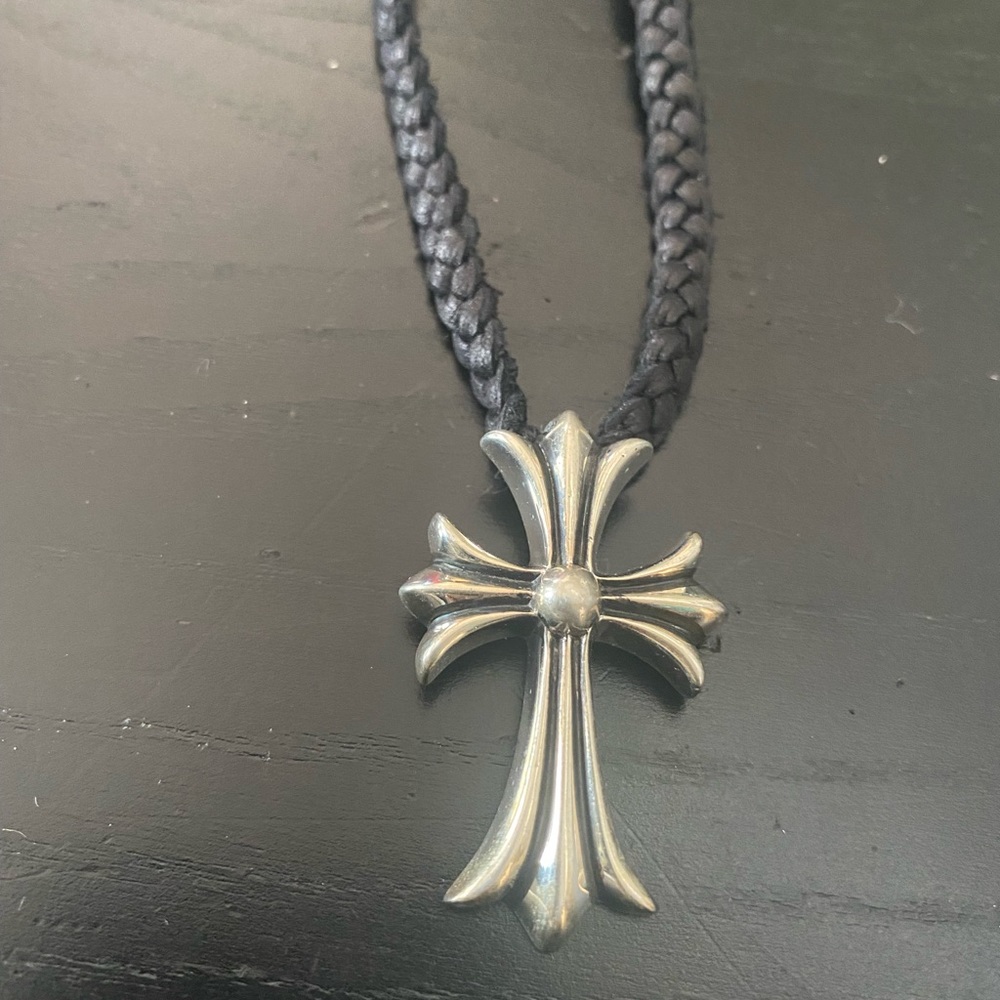 Leather Braided Cross
